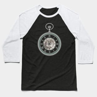 Vintage Pocket Watch | Victorian Watch | Vintage Moon Baseball T-Shirt